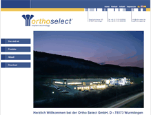 Tablet Screenshot of ortho-select.de